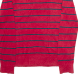 NAUTICA Womens Jumper Red Striped Tight Knit M