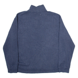 POLO RALPH LAUREN Mens Jumper Blue 1/4 Zip Tight Knit 2XL