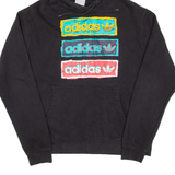 ADIDAS Mens Black Hoodie M