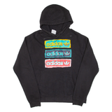 ADIDAS Mens Black Hoodie M