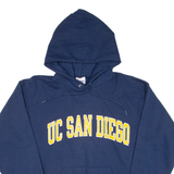 HANES Uc San Diego Mens Blue Hoodie USA M