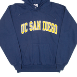 HANES Uc San Diego Mens Blue Hoodie USA M