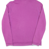 ADIDAS Womens Purple Hoodie UK 14