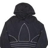 ADIDAS Mens Black Hoodie S