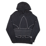 ADIDAS Mens Black Hoodie S