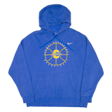 NIKE Carmel Greyhounds Basketball Mens Blue Hoodie USA XL