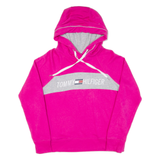 TOMMY HILFIGER Womens Pink Hoodie M