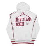 DISNEY Disneyland Resort Womens White Hoodie 90s S