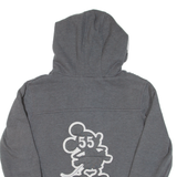 DISNEY Mickey Mouse Womens Grey Hoodie Full Zip S