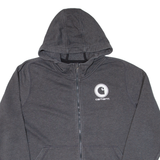 CARHARTT Slightly Fitted Womens Grey Hoodie Full Zip 2XL