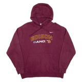 NIKE Edison Band Mens Maroon Hoodie USA XL