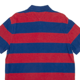 TOMMY HILFIGER Custom Fit Mens Polo Shirt Red Striped XL