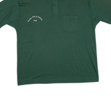 CRYSTAL Mens Polo Shirt Green XL