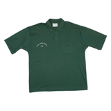 CRYSTAL Mens Polo Shirt Green XL