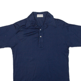 Mens Polo Shirt Blue M