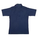 Mens Polo Shirt Blue M