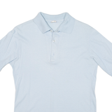 Mens Polo Shirt Blue M