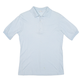 Mens Polo Shirt Blue M