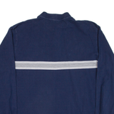 NAUTICA Mens Polo Shirt Blue Striped Long Sleeve L