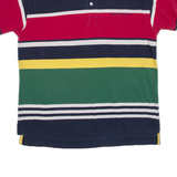 NAUTICA Mens Polo Shirt Blue Striped L