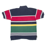NAUTICA Mens Polo Shirt Blue Striped L