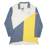 NAUTICA Slim Fit Mens Polo Shirt Blue Long Sleeve 2XL