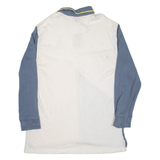 NAUTICA Slim Fit Mens Polo Shirt Blue Long Sleeve 2XL