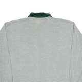 TOMMY HILFIGER Mens Polo Shirt Green Long Sleeve L