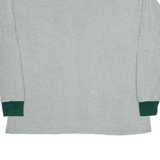 TOMMY HILFIGER Mens Polo Shirt Green Long Sleeve L