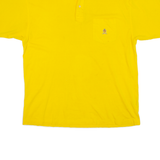 TOMMY HILFIGER Mens Polo Shirt Yellow L