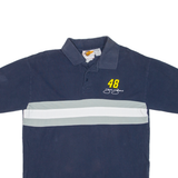 WINNERS CIRCLE Mens Polo Shirt Blue L
