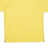 NAUTICA Mens Polo Shirt Yellow M