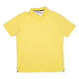 NAUTICA Mens Polo Shirt Yellow M