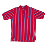 POLO RALPH LAUREN Mens Polo Shirt Red Striped L