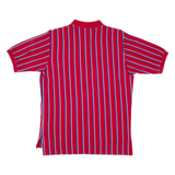 POLO RALPH LAUREN Mens Polo Shirt Red Striped L