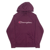 CHAMPION Mens Maroon Hoodie L