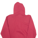 CHAMPION Washington University St. Louis 1/4 Zip Mens Red Hoodie USA S