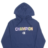CHAMPION Mens Blue Hoodie S