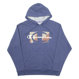 CHAMPION Mens Blue Hoodie L