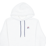 FILA Fluffy Womens White Hoodie S