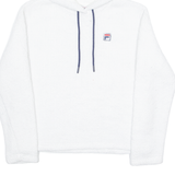 FILA Fluffy Womens White Hoodie S