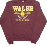 CHAMPION Walsh University Cavaliers Mens Maroon Hoodie USA S