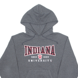 CHAMPION Indiana University Mens Grey Hoodie USA S