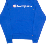 CHAMPION Mens Blue Hoodie S