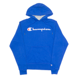 CHAMPION Mens Blue Hoodie S