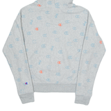 CHAMPION REVERSE WEAVE All Over Print Mens Grey Hoodie S