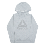 REEBOK Mens Grey Hoodie S