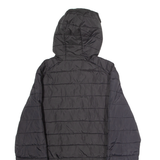 ELLESSE Mens Puffer Jacket Black Hooded M