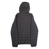 ELLESSE Mens Puffer Jacket Black Hooded M