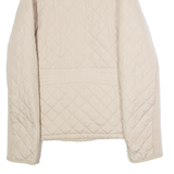 DIESEL Womens Quilted Jacket Cream Diamond M